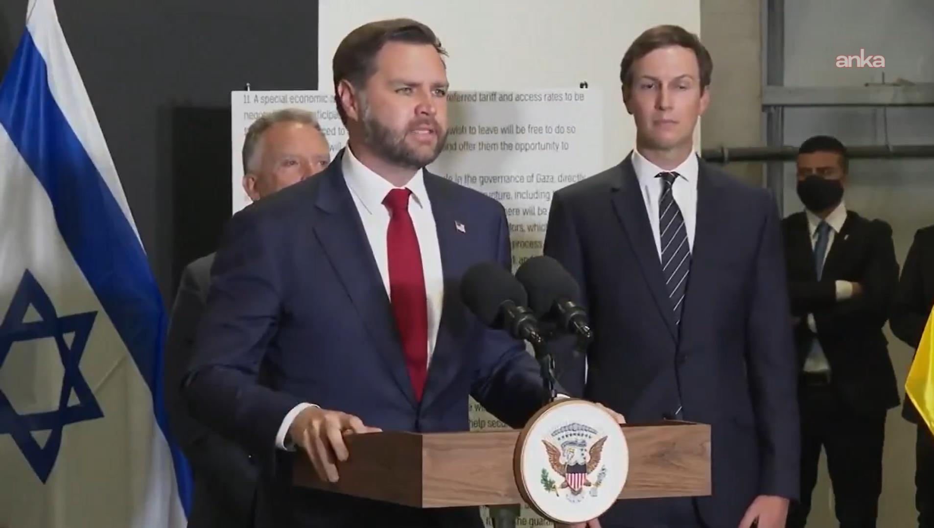 Washington'a tepki gösteren İsrail yönetimine ABD Başkan Yardımcısı Vance'tan tepki: "Trump, İsrail'in dünyadaki tek güçlü müttefiki"