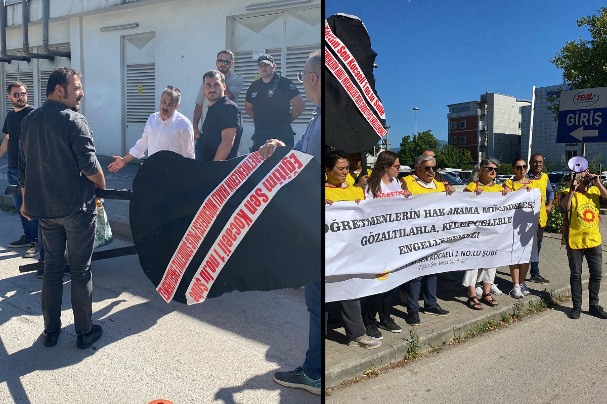 Kocaeli’de eğitim emekçilerine polis engeli: Vicdanınız körelmesin