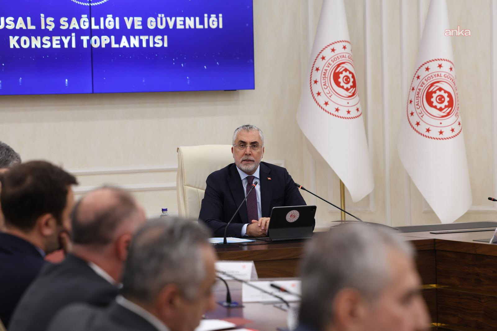 Bakan Işıkhan: 30’uncu Ulusal İş Sağlığı ve Güvenliği Konseyi Toplantısı ilgili paydaşların katılımıyla yapıldı