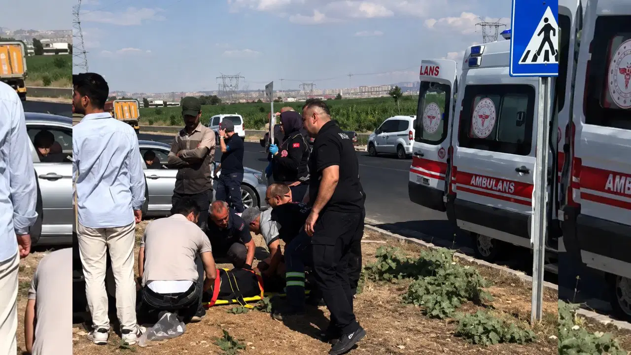 Batman çevre yolunda para nakil aracı ile minibüs çarpıştı: 15 yaralı