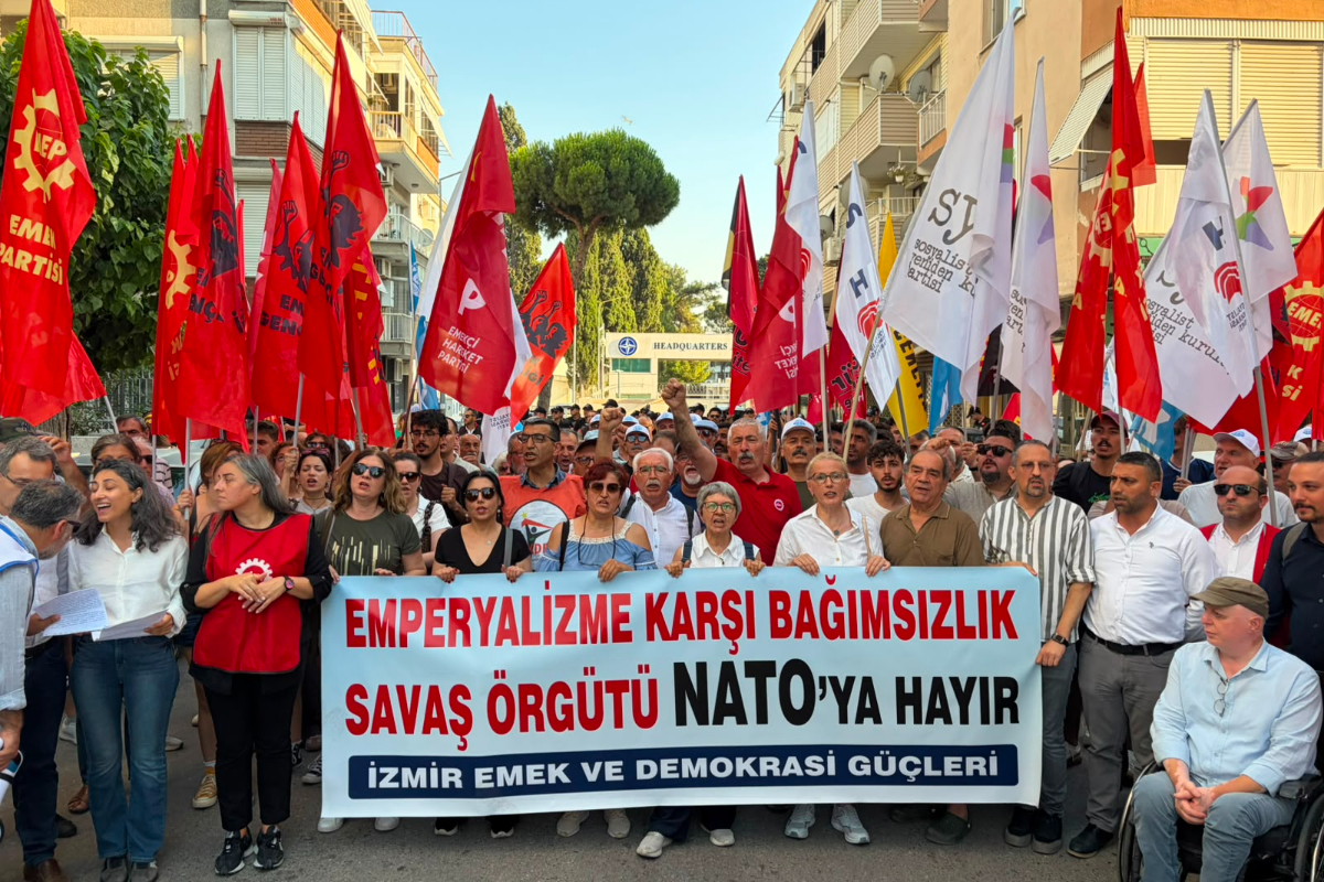 İzmir Emek ve Demokrasi Güçleri: NATO'ya karşı mücadelemiz sürecek