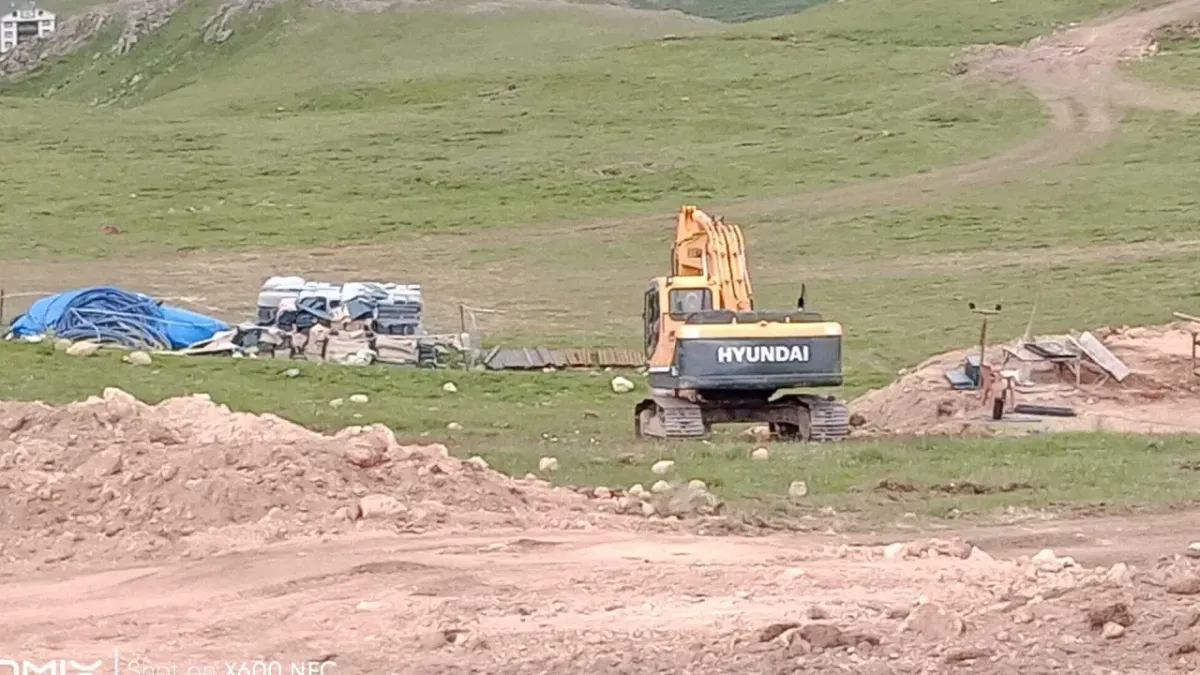 Gümüşhane'de başlatılan sondaj çalışmasına yurttaştan tepki: 'Yapılanlar hukuk dışıdır'