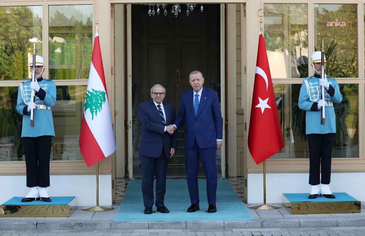 Cumhurbaşkanı Erdoğan, Lübnan Başbakanı Selam’ı kabul etti