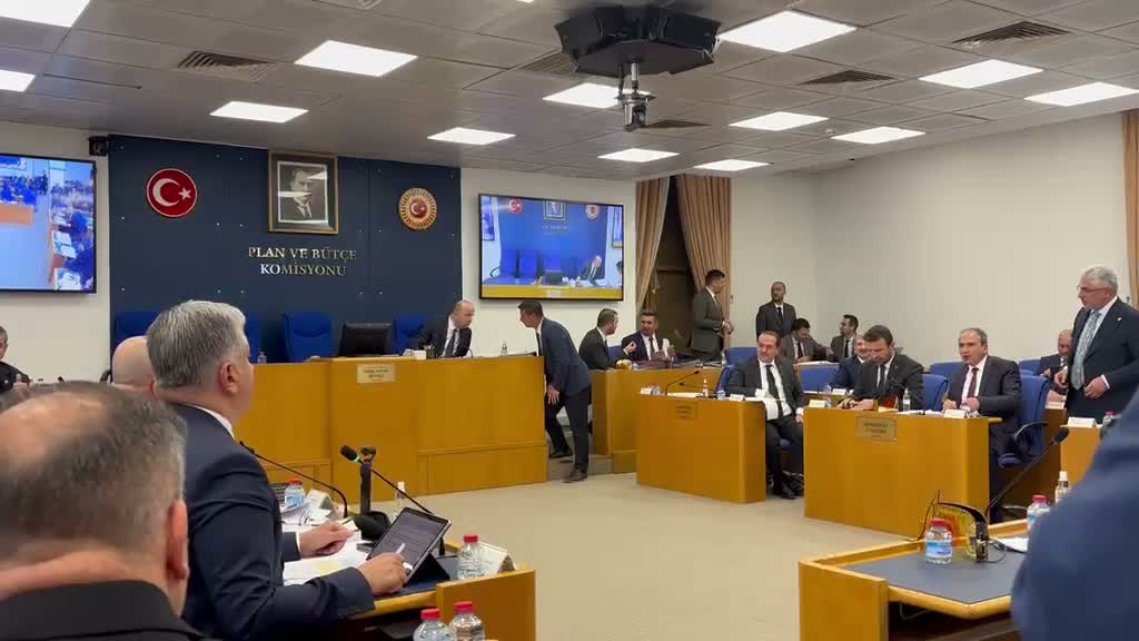 TBMM Plan ve Bütçe Komisyonu'nda EPDK'daki yolsuzluk iddiası İYİ Partili Erhan Usta ve AK Parti'li İsmail Güneş arasında gerginliğe neden oldu