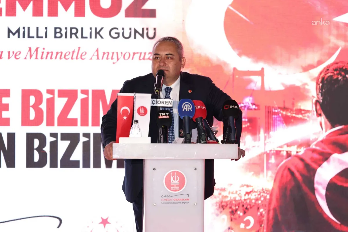 Keçiören'de 15 Temmuz şehitleri dualarla anıldı