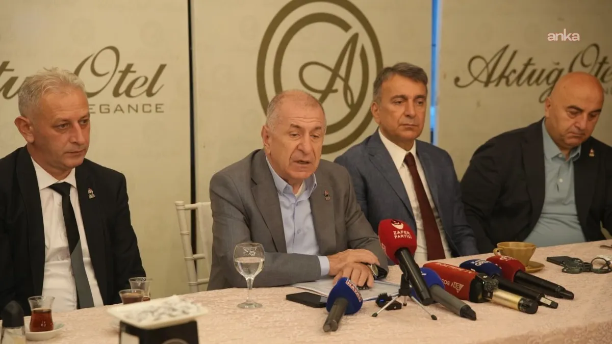 Zafer Partisi Genel Başkanı Özdağ Ordu'da: “İtibardan tasarruf olmaz denilerek lüks harcamalar sürdürülüyor”