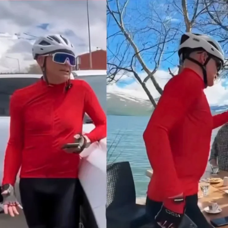 Görevden alınan vali: Tayt değil bisiklet kıyafeti, pedallamaya devam