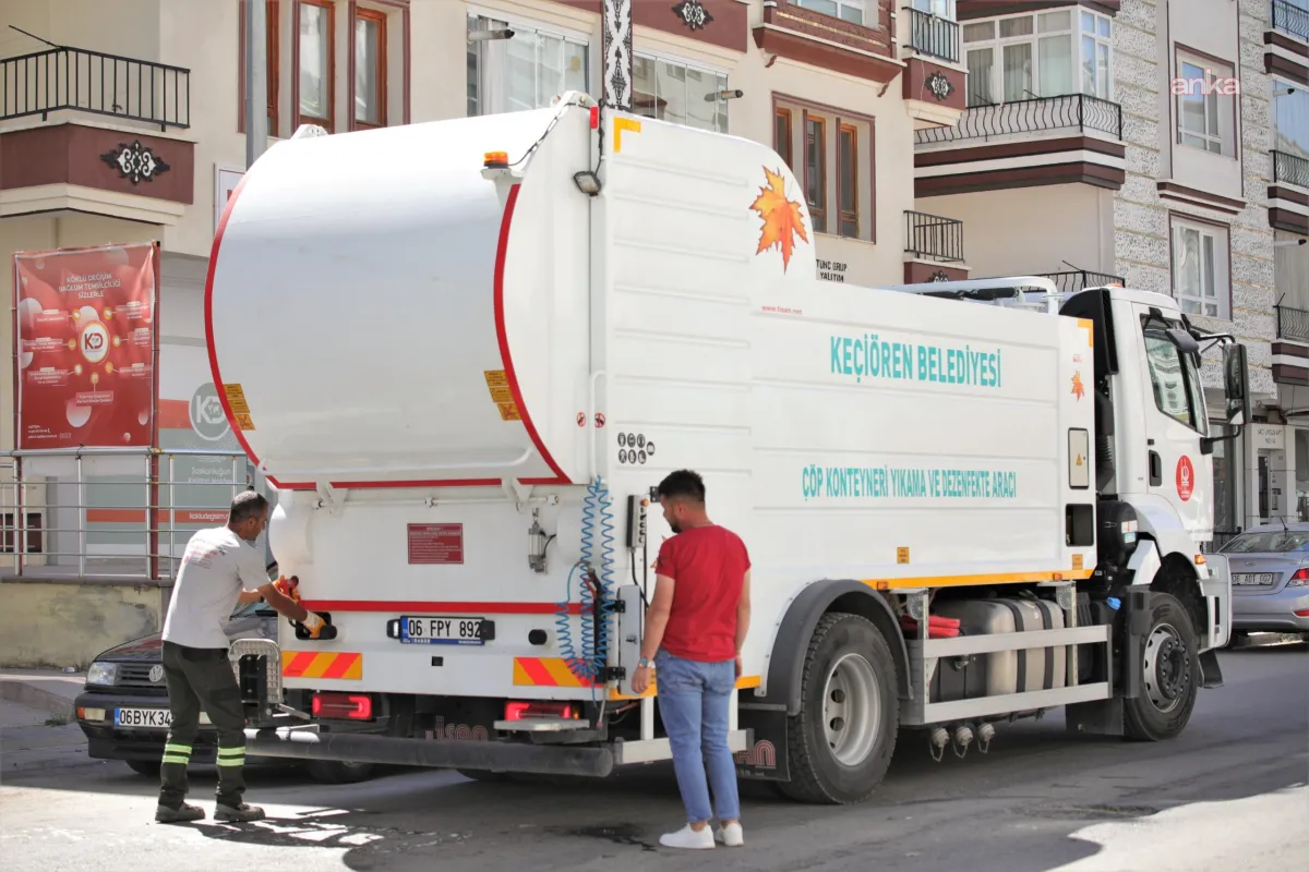 Keçiören genelinde temizlik çalışmaları sürüyor