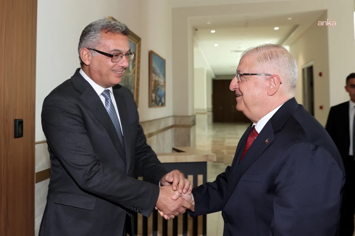 KKTC Cumhurbaşkanı Erhürman,  Millî Savunma Bakanı Güler'i kabul etti