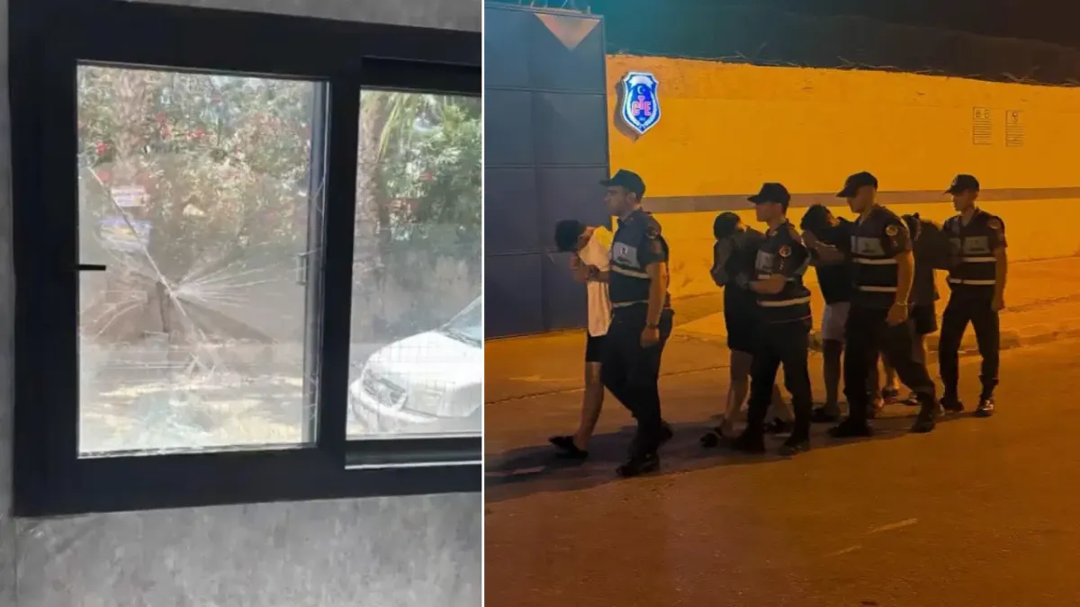 Mersin'de 'GBT' gerginliği: Polis merkezinin camını kırdılar!