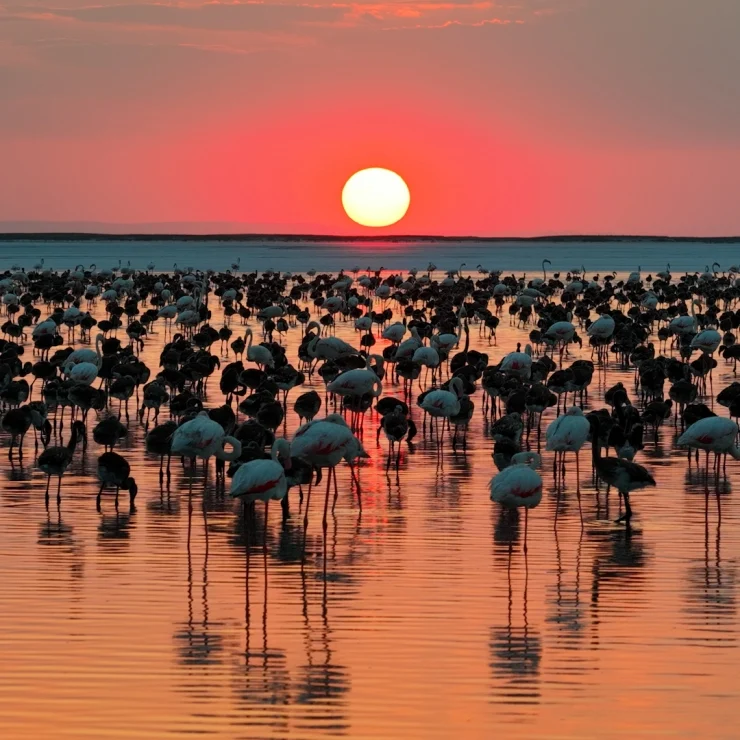 Tuz Gölü'nde flamingo yavrusu sayısı artıyor