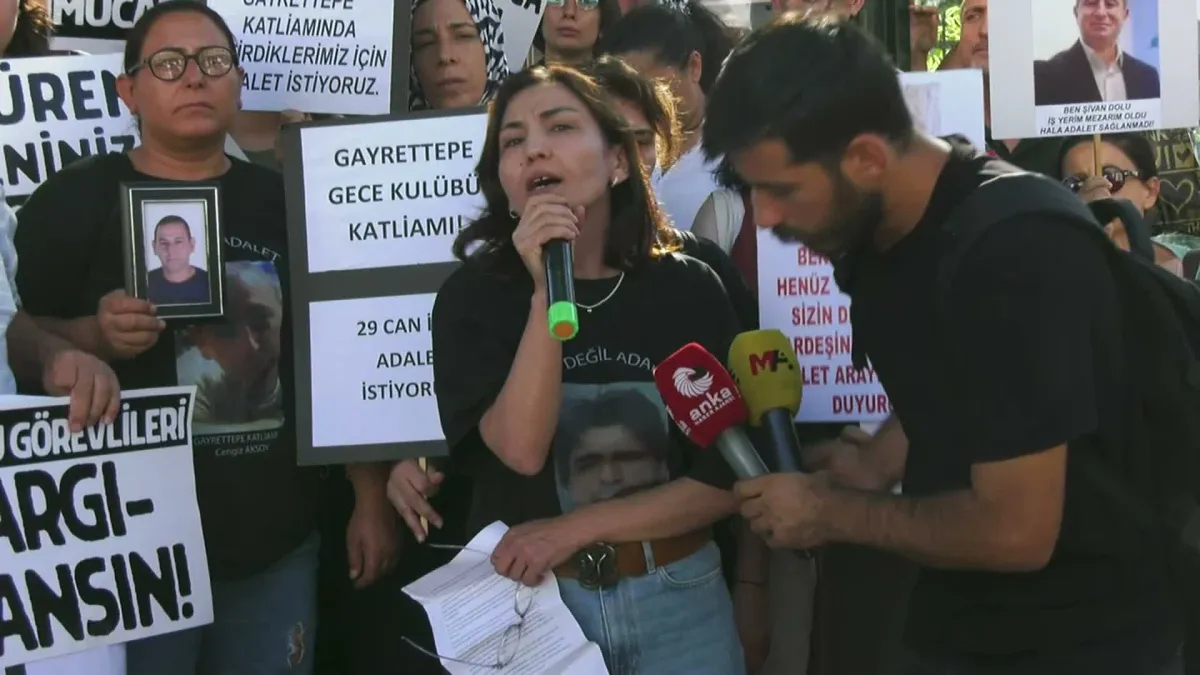 Gayrettepe'de "Adalet Nöbeti" tutuldu, "Herkes için adalet, Dilovası için adalet" istendi