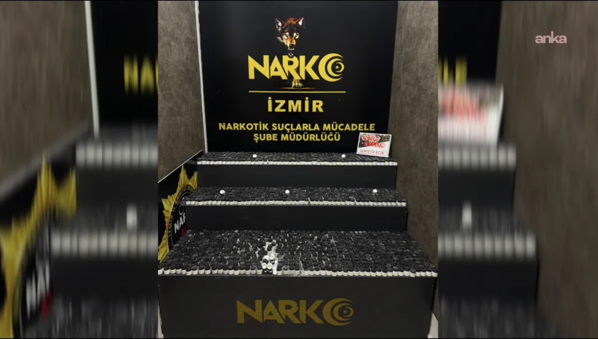 İzmir'de narkotik operasyonu: 29,2 kilo sentetik ecza hammaddesi ele geçirildi