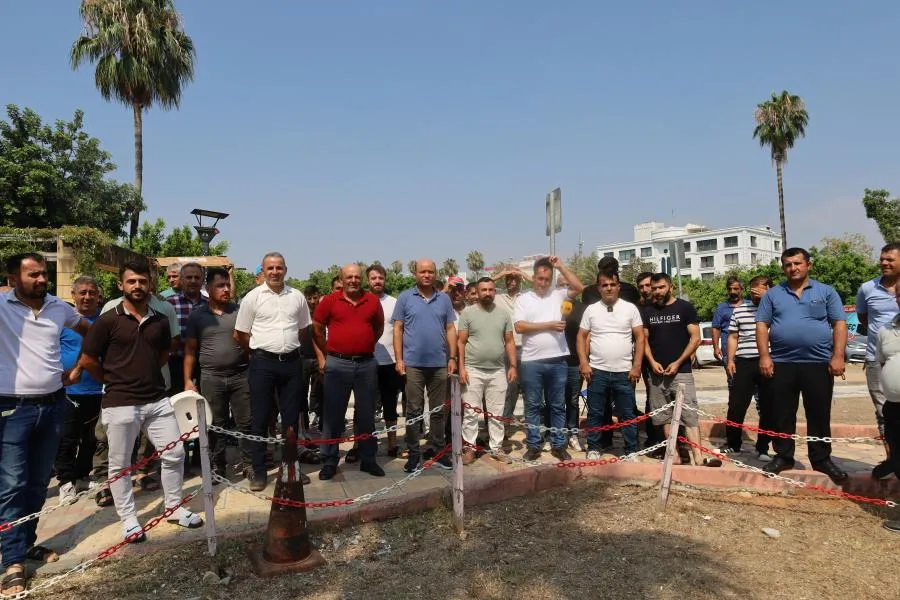 Mersin Limanı işçilerinin eylemi 201'inci gününde: “Kazanana kadar burada olacağız"