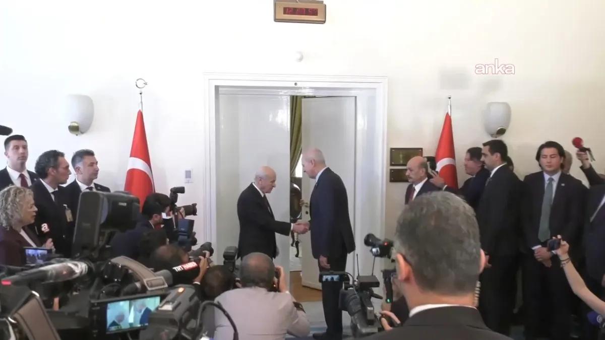 Numan Kurtulmuş'un Devlet Bahçeli'yi ziyareti başladı: "Terörsüz Türkiye" gündemi masada