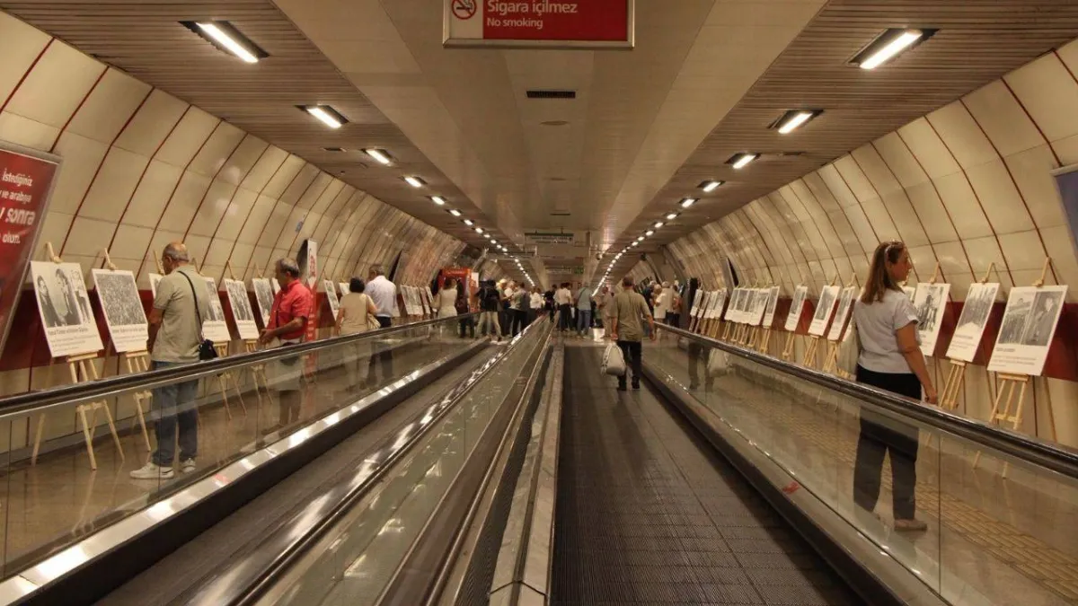 İşçi sınıfının unutulmaz önderi Kemal Türkler’in mücadele tarihi Taksim metrosunda sergileniyor
