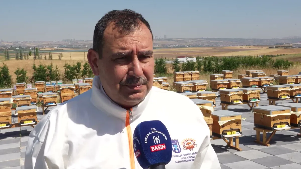 Ankara Büyükşehir Belediyesi'nden arıcılığa bilimsel destek: Ata Çiftliği'nde 2026 yılının ilk bal hasadı yapıldı