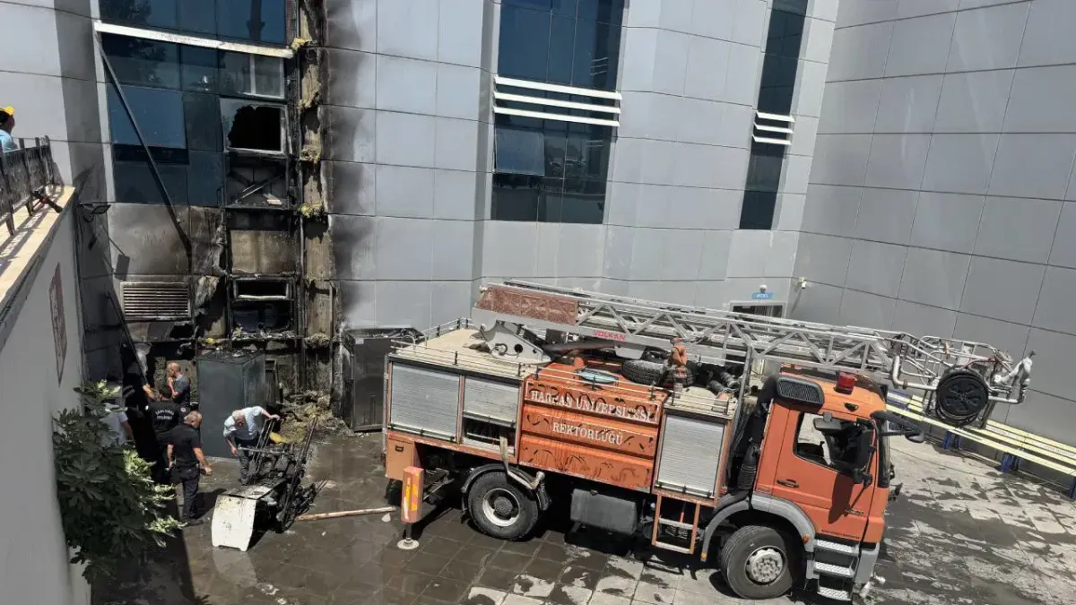 Şanlıurfa'da hastanede yangın: Hastalar tahliye edildi