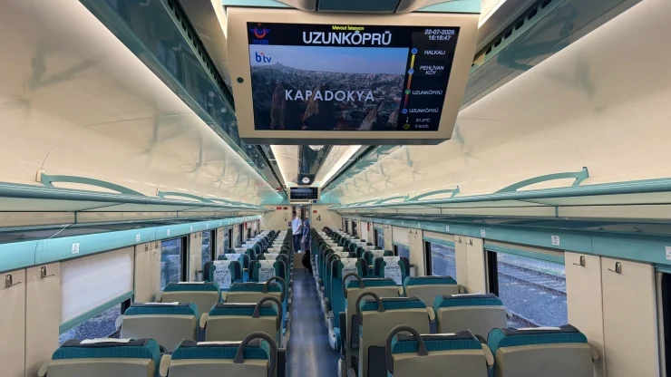 'Milli elektrikli tren' hizmette