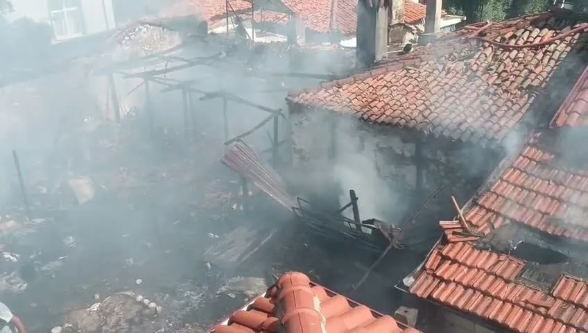 Muğla'da ev yangını can aldı