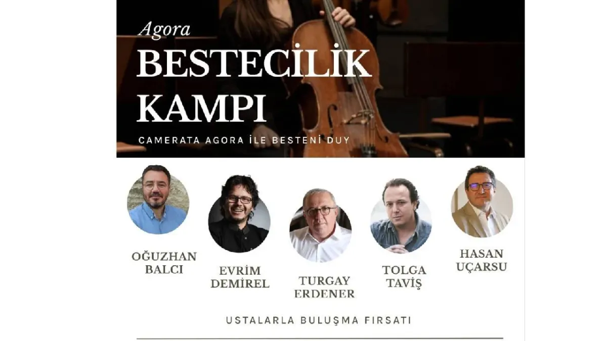 Agora Bestecilik Kampı, ikinci kez Kuzey Ege'de kapılarını açıyor: Genç besteciler beş duayen isimle buluşuyor