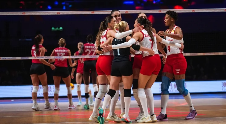 Milletler ligi: A Milli Kadın Voleybol Takımı yarı finalde