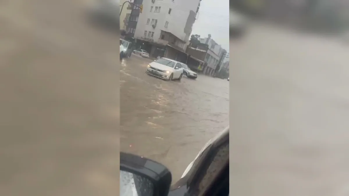 Osmaniye ve Adana'da sağanak yağış hayatı olumsuz etkiledi