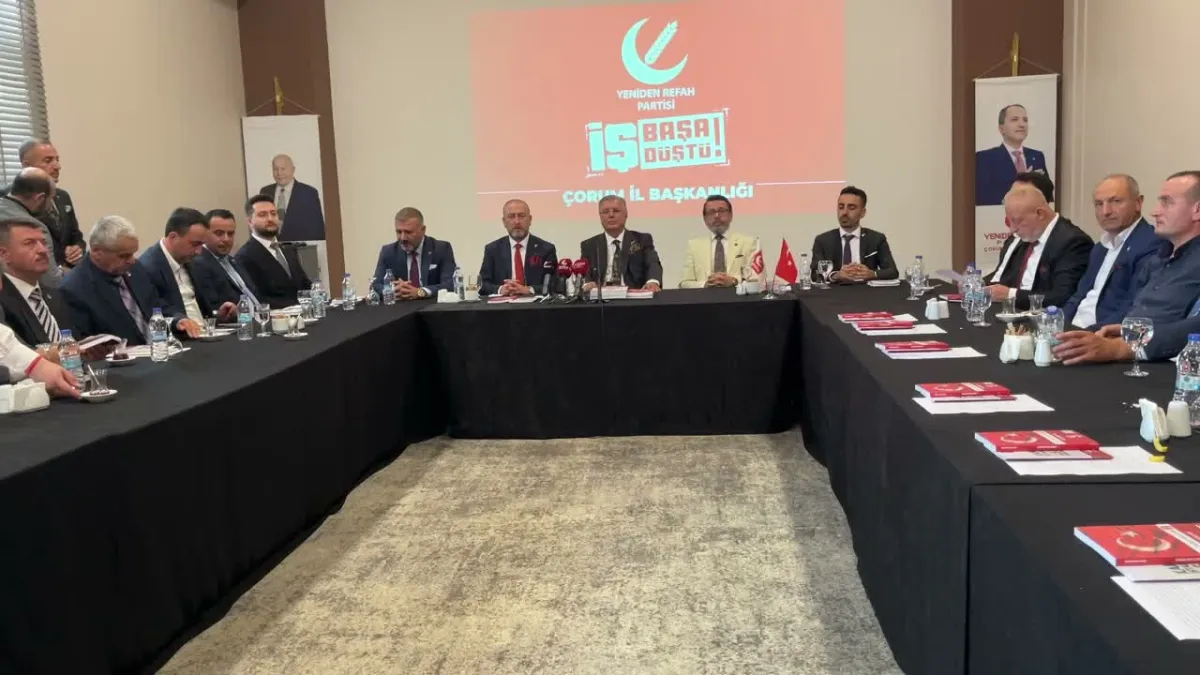 Yeniden Refah Partili Aydal, Çorum'da konuştu: Şehrinize maalesef mafya girmiş, haberiniz var mı?