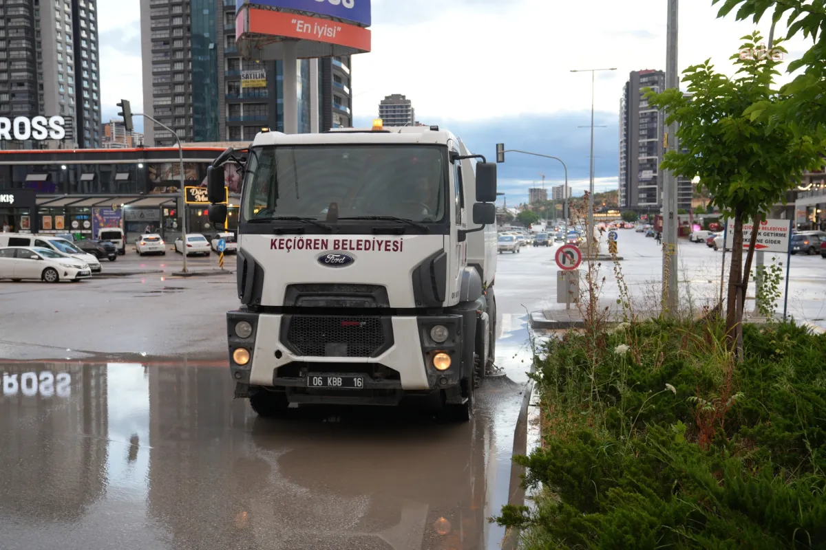 Keçiören Belediyesi'nden selin ardından kapsamlı temizlik ve onarım çalışması
