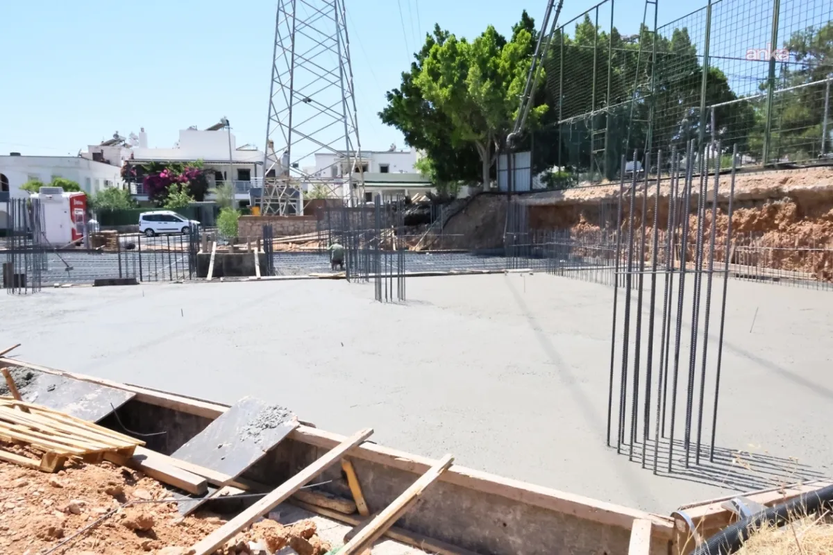 Bodrum Belediyesi, Çırkan Halk Evi ve Fırın Projesi’nde temel çalışmalarına başladı