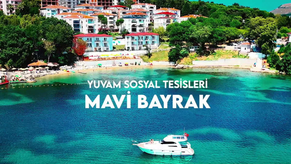 Sinop'un en temiz plajının kalitesi mavi bayrakla tescillendi