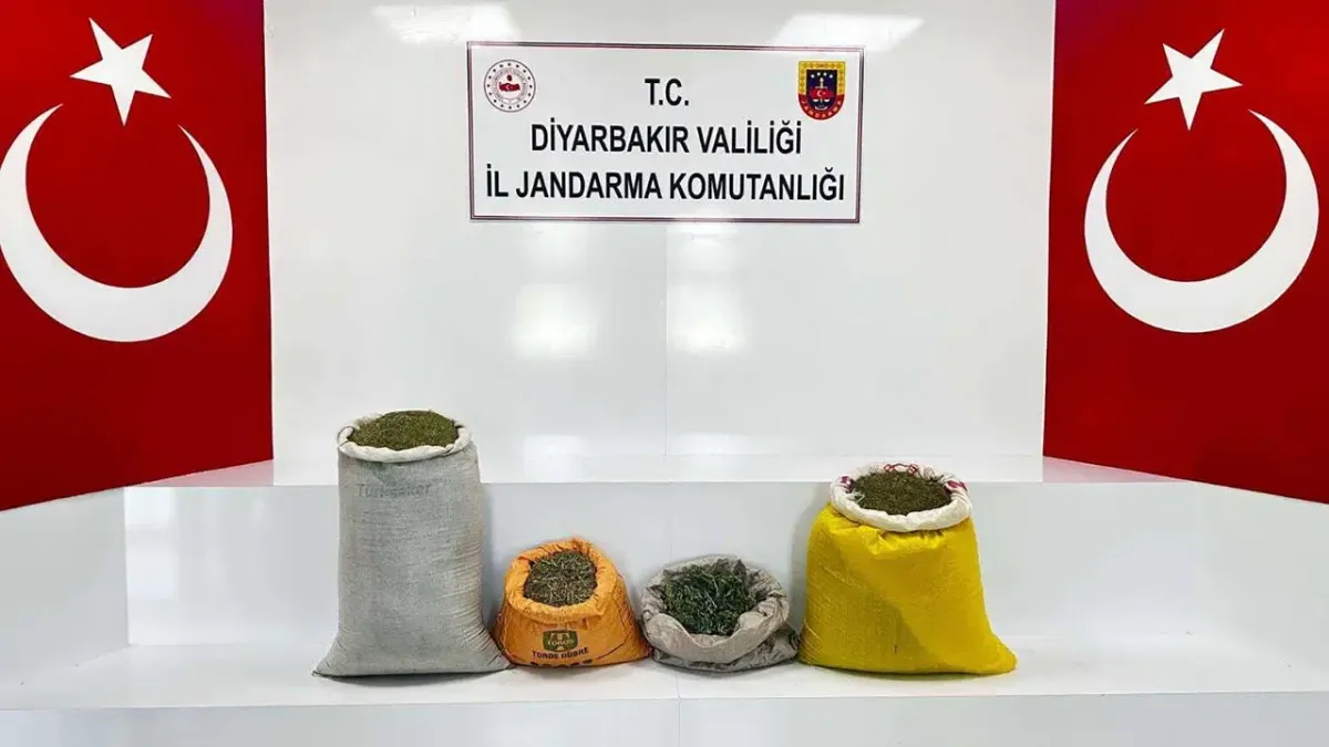 Diyarbakır’da uyuşturucu operasyonu: 144 kilogram esrar ele geçirildi