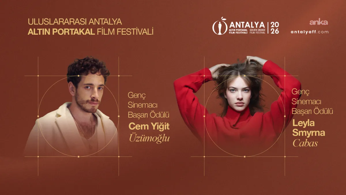 Altın Portakal'ın Genç Başarı Ödüllerine Cem Yiğit Üzümoğlu ve Leyla Smyrna Cabas layık görüldü