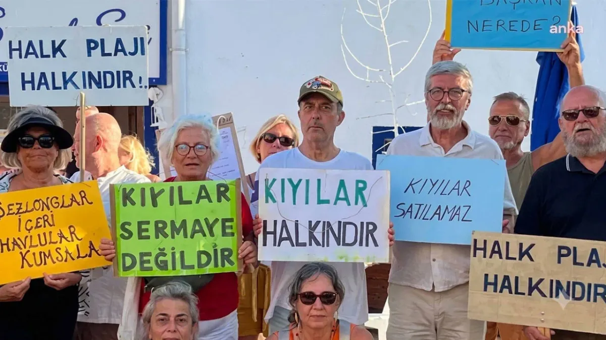 Gümüşlük'te kıyılar için kamusal hak eylemi: İşgal son bulsun