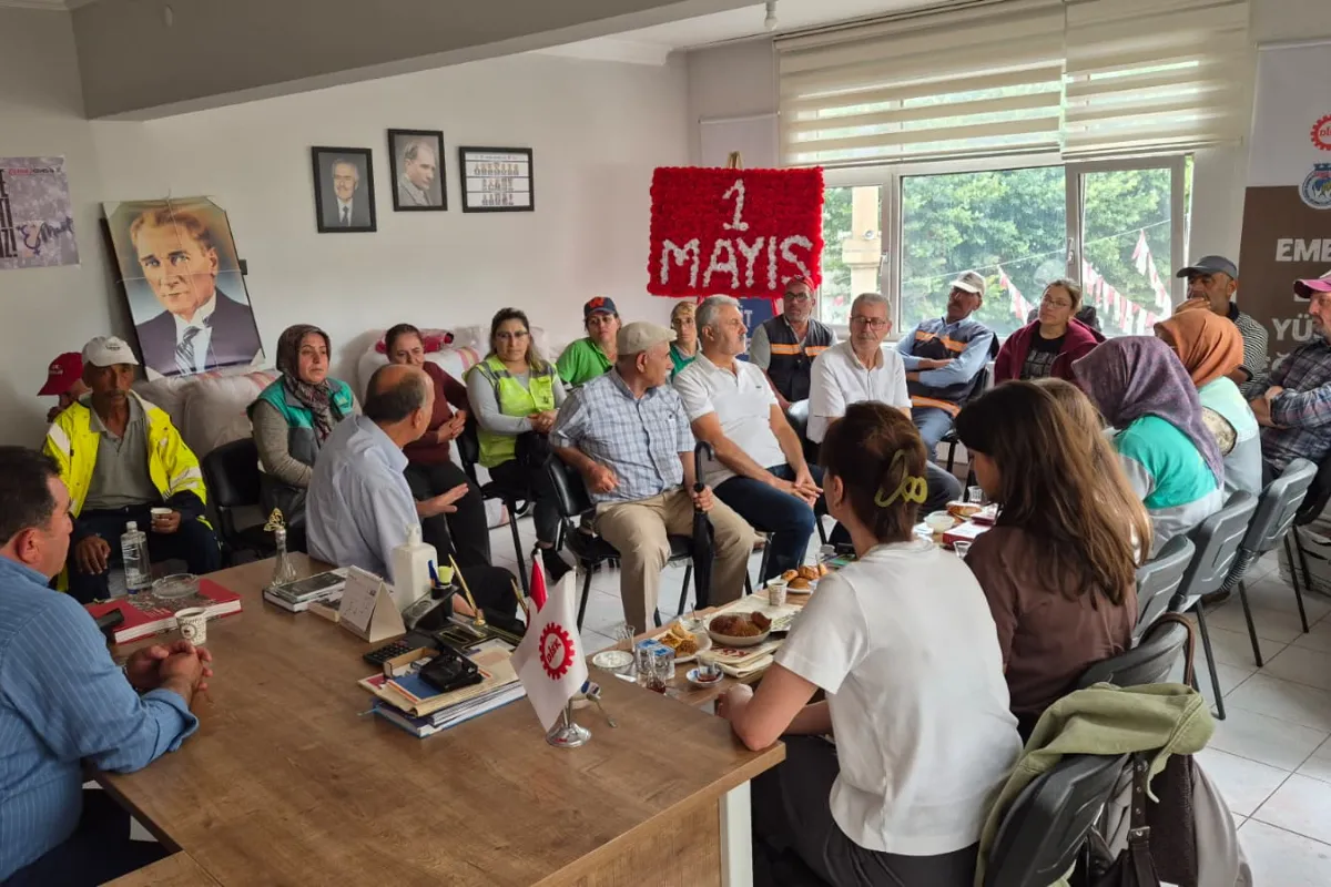 Levent Tüzel Kırşehir'de kurumlarla görüştü: “Yerel güçlerin saray düzenine karşı mücadelesi şart”