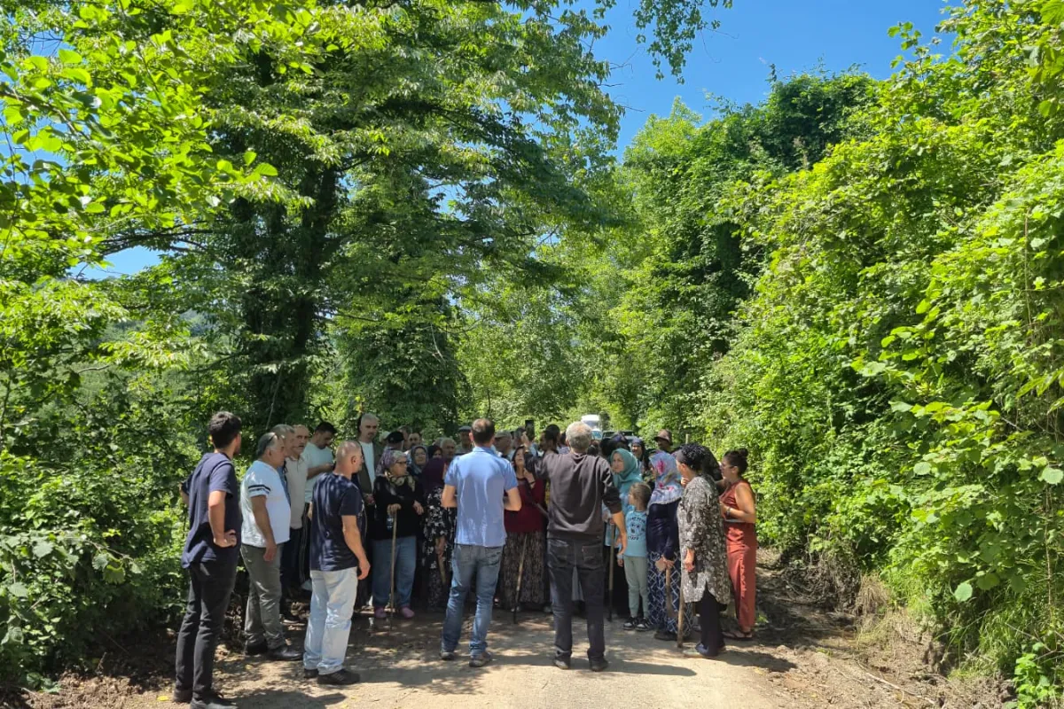 Ordu'nun Yeni Sayaca köyünde maden yetkililerine tepki: ÇED izni iki yıl önce iptal edildi, köyde maden istemiyoruz